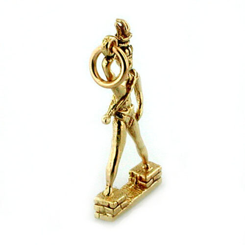 Colosus of Rhodes Statue 14k Gold Charm
