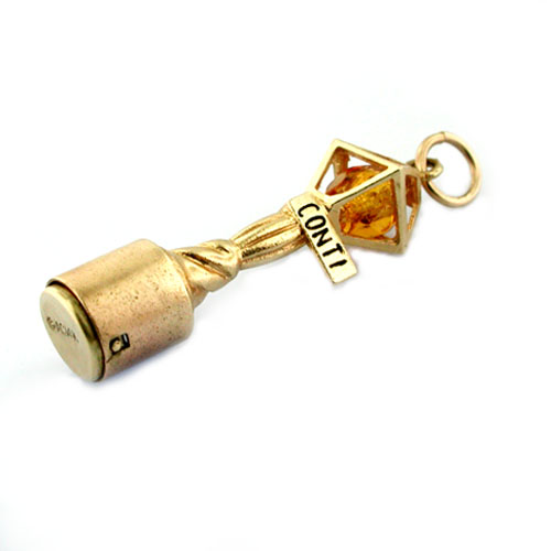 14k Gold New Orleans Street Lamp Post AC Vintage Charm 