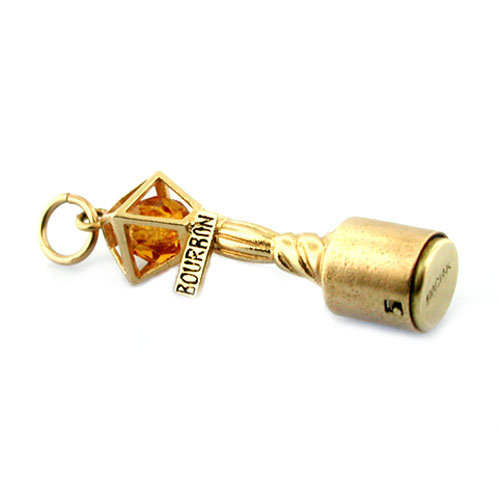 14k Gold New Orleans Street Lamp Post AC Vintage Charm 