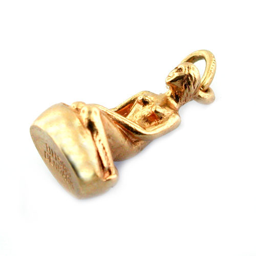The Little Mermaid 14K Gold Vintage Charm - Denmark